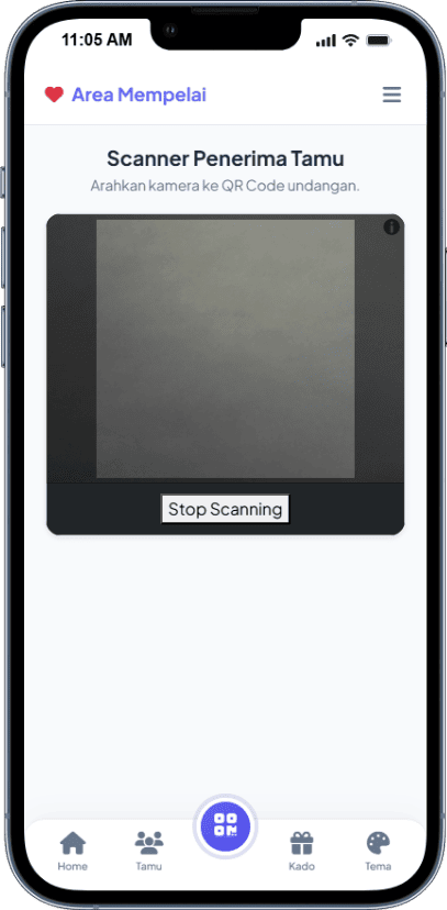 Undangan digital scan qr | Client App