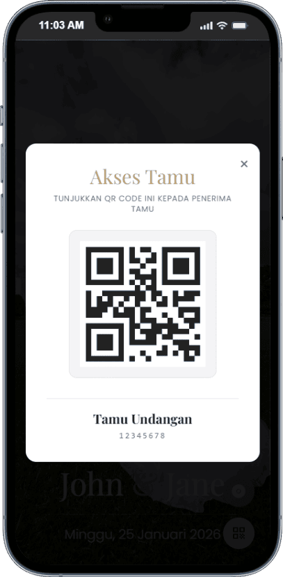 Undangan digital scan qr | Guest Phone